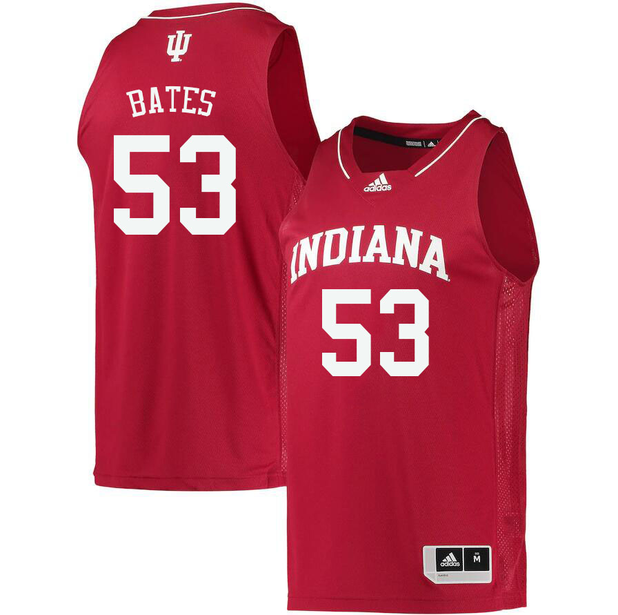 Men #53 Tamar Bates Indiana Hoosiers College Basketball Jerseys Sale-Crimson